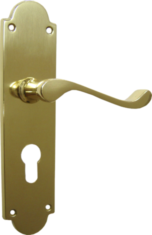 Дръжка за врата SANDRA 90 мм, месинг - Дръжки