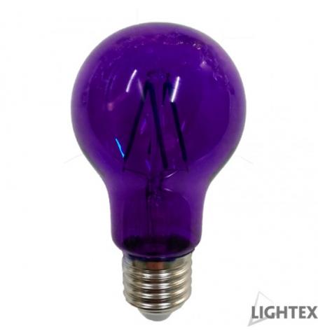 Led крушка FILAMENT 4W 120Lm E27 лилава - Лед крушки е27