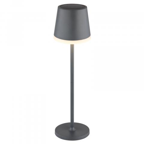 LED соларна настолна лампа 0.06W 50Lm 3000K, цвят пясък, снимка 3 - Настолни лампи