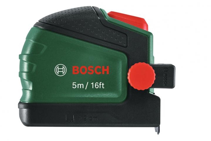 Ролетка Bosch 5 м х 22 мм с щипка за молив - Ролетки