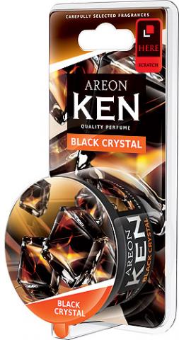 Ароматизатор Ареон КЕН блистер Black Crystal - Ароматизатори