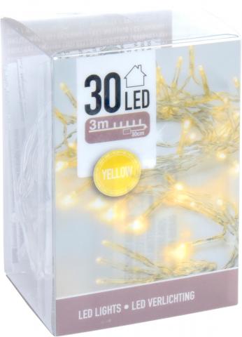 Светлинна верига IN 30LED 3м,различни цветове, снимка 3 - Светеща верига