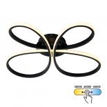 LED плафон Butterfly 230 V черен