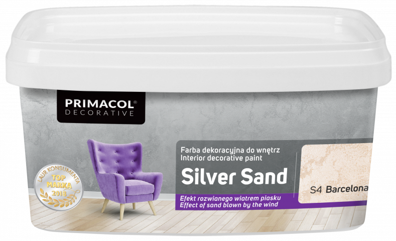 Перлена базa Silver Sand-1л - Ефектни бои за стени