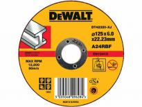 Абразивен диск за шлайфане метал DeWalt 125мм