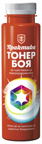 Тонираща боя Практика 250 мл червена - Оцветители за бои за стени