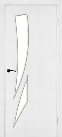 Остъклено крило за врата ФИЕСТА 88х200 Бяло ПВЦ - Интериорни врати