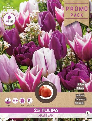 Луковици Лале Aimee mix 11/12 25 бр. - Външни растения