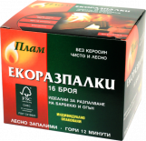 Екоразпалки ''ПЛАМ'' 16 бр.