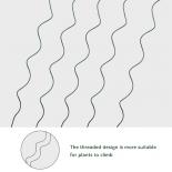 Спираловидно стоманено колче за растения ф8 мм