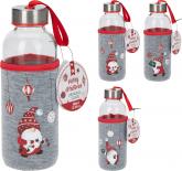 Коледна бутилка с термокалъф 400 мл