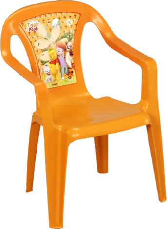 Детски стол Disney жълт - Pvc столове