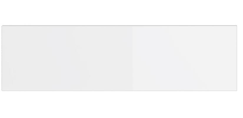 Чело за чекмедже за Ferrara 17.6х39.6см, бял лак - Модулни кухни с онлайн поръчка