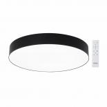 LED плафон OLAF max.72W 3000K-4000K-6500K 6100lm 220V димируем с дистанционно Ф500mm x H70mm черен