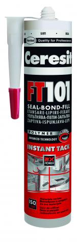 ПУ уплътнител Ceresit FT 101 Flextec 280 мл Сив - Силикони