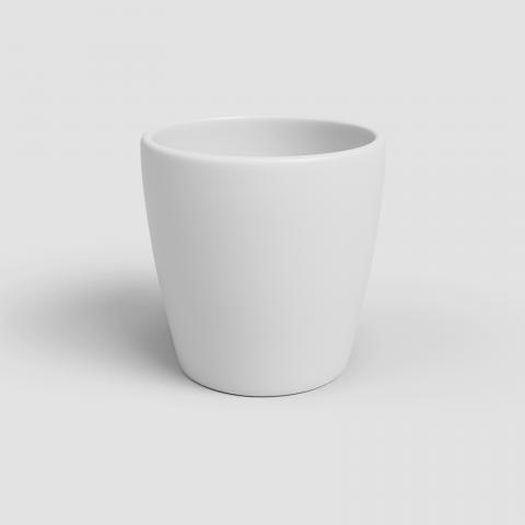Кашпа за орхидея Thalia ф14 см бяла - Керамични кашпи