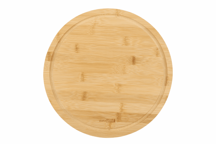 Бамбукова дъска за пица 31x31 см, снимка 2 - Аксесоари за готвене