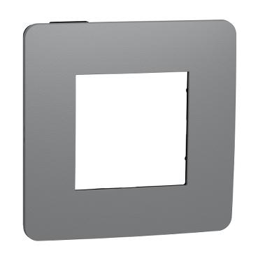 Декор. рамка Unica Studio Color 1X, гранит/антрацит - Ключове и контакти