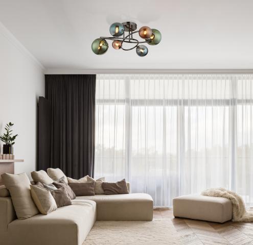 Полилей Riha 6xG9 LED 3.5W 350Lm 3000K, снимка 2 - Полилеи