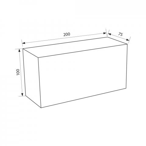 Фасаден LED аплик DUBLIN 8W 800lm 4000K, IP65, бял, снимка 2 - Led прожектори