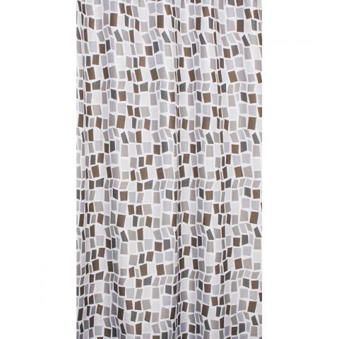 Завеса за баня щампа MIT DRUCK 180X200см - Текстилни завеси