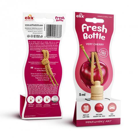 Ароматизатор за кола Elix Fresh bottle Череша 5 мл - Ароматизатори