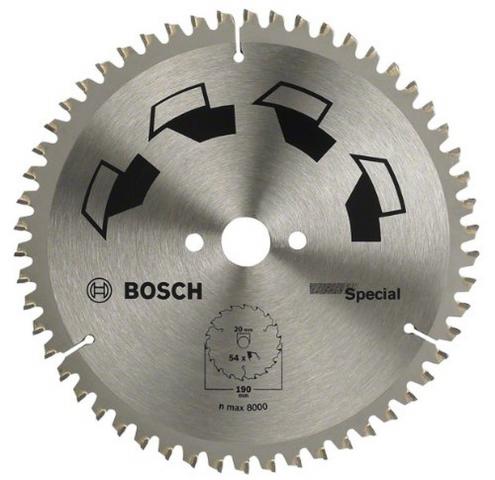 Циркулярен диск 190x2x20/16 Z54 BOSCH SPECIAL - Циркулярни дискове