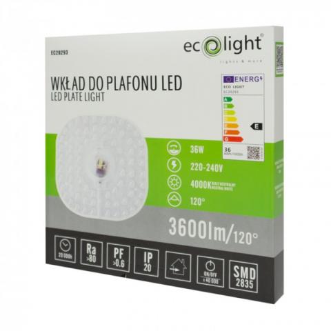 LED модул 36W 4000K 3600lm, снимка 3 - Плафони