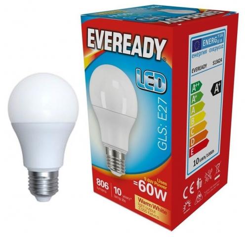 LED крушка 9.6W Е27 806LM 3000К - Лед крушки е27