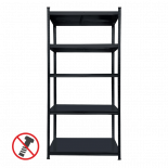 Стелаж De'Home Popular 150х75х40 см 5х80 кг черен