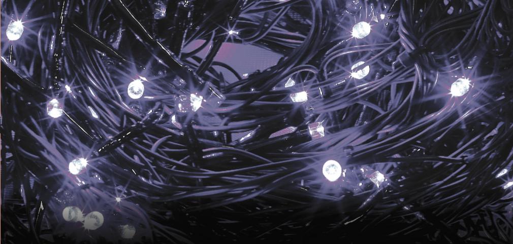 Коледни светлини 'Висулка-фойерверк', снимка 4 - Светеща мрежа/завеса