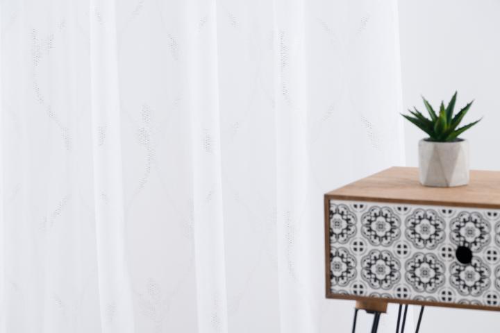 Перде воал Evora 280 см бяло, снимка 4 - Пердета по каталог (поръчка)