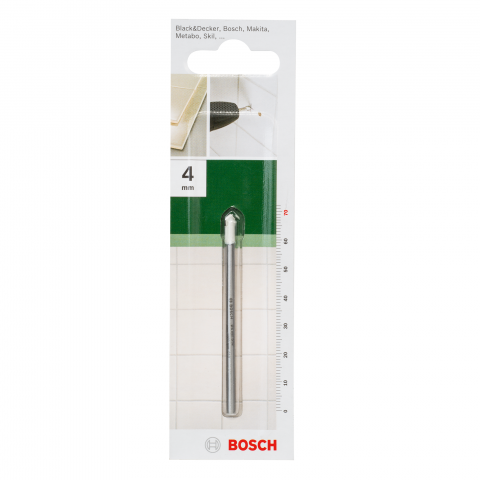 Свредло за стъкло Bosch 4х70 мм - Свредла за стъкло, фаянс и гранитогрес