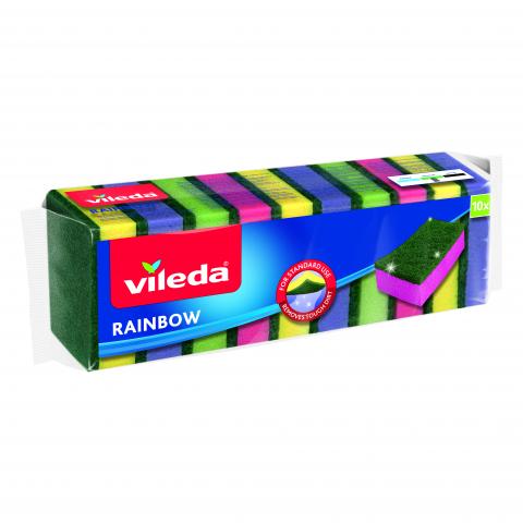 Кухненска гъба Vileda Rainbow 10 бр. - Гъби