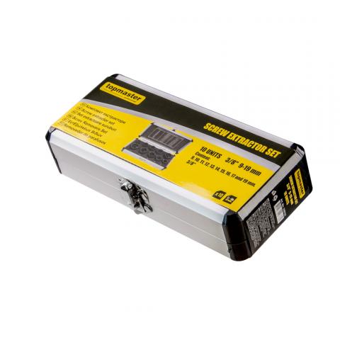 Комплект екстрактори 9-19мм 3/8" Topmaster 10 бр., снимка 2 - Комплекти
