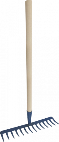 Гребло градинско 16 зъба, с дръжка 1400 mm - Гребла, култиватори