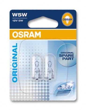 Aвтo крушка OSRAM W5W 12V W2,1x9.5d - Осветление