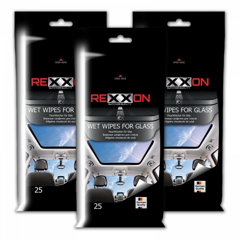 Мокри кърпи за стъкло Rexxon - Гъби, кърпи, гюдерии