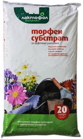 Торфена смес за цъфтящи растения 20 л. - Балконски почви