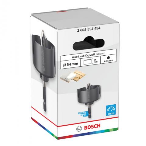 Боркорона Bosch WD 54 мм, снимка 3 - Боркорони за дърво