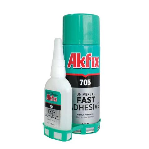 Двукомпонентен спрей Akfix 200 мл + 65 г - Спрей лепила