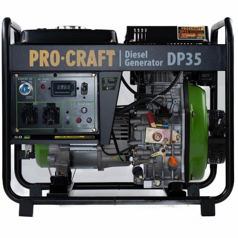 Дизелов монофазен генератор Procraft DP35, снимка 9 - Дизелови генератори