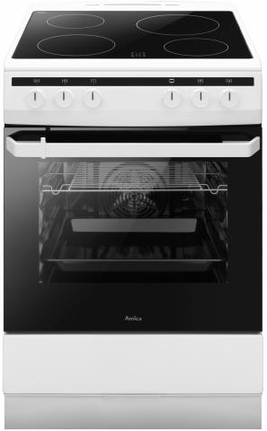 Готварска печка AMICA 618CE2.30(W) 55355 - Бяла техника