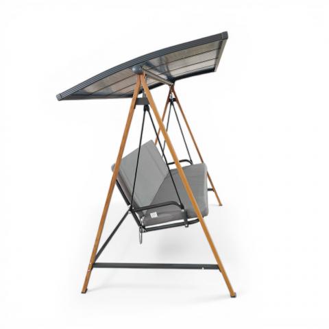 Люлка триместна 210x120x175 см Nomad, снимка 3 - Метални люлки