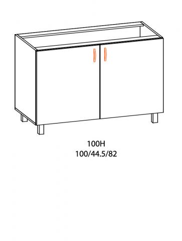 Долен шкаф с две врати Паула, с плот, снимка 2 - Модулни кухни с онлайн поръчка