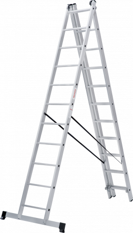 Алуминиева стълба 3х11 - Строителни стълби