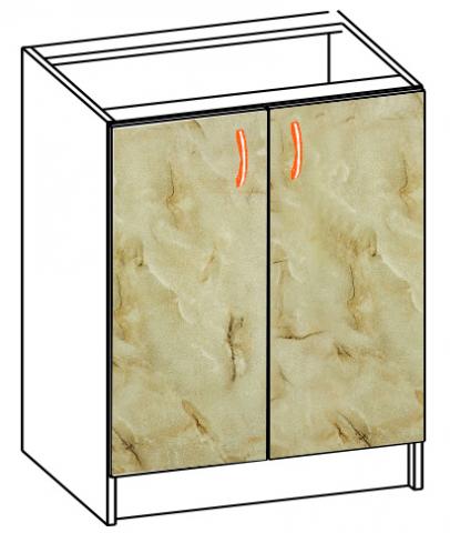 Долен шкаф с две врати Алина 60см - Модулни кухни с онлайн поръчка