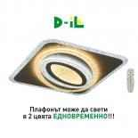 LED плафон Ellipse /BUBBLES/