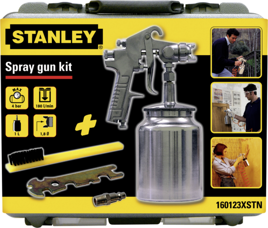 Пистолет за боядисване Stanley, снимка 2 - Пневматични инструменти