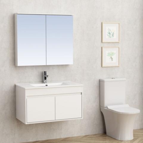 Мебел за баня Akadia, снимка 3 - Мебели за баня